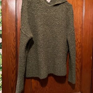 a new day Women's Forest Green Cowl Neck Sweater